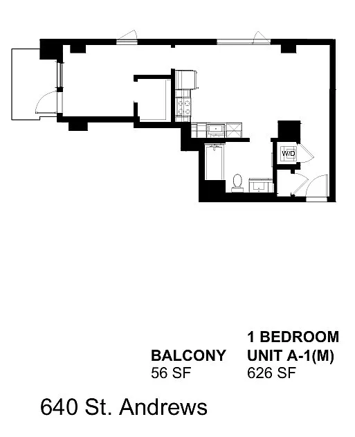 Floor plan A-1M