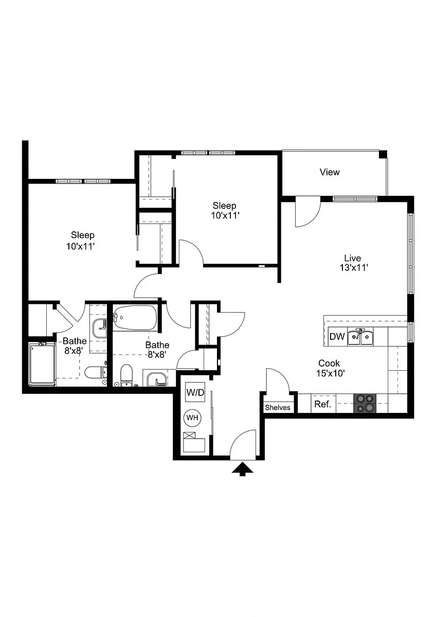 Floor plan The New Glarus