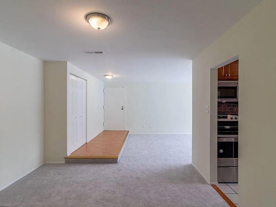 Entry way and coat closet; to the right it the living room