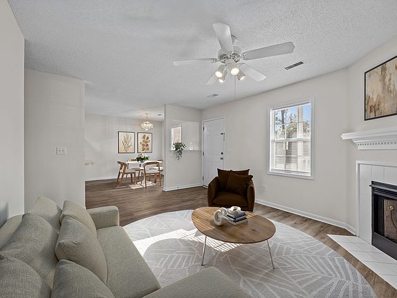 Staging has been enhanced with AI generated furniture.