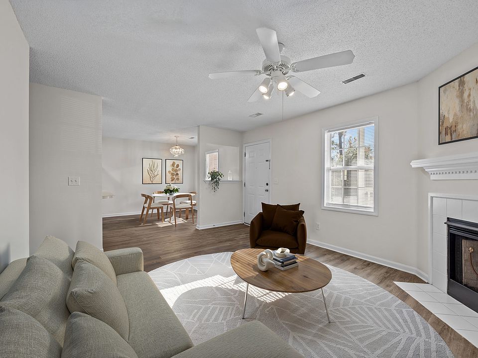 Staging has been enhanced with AI generated furniture.