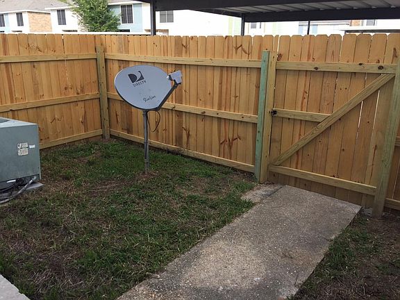 Backyard area