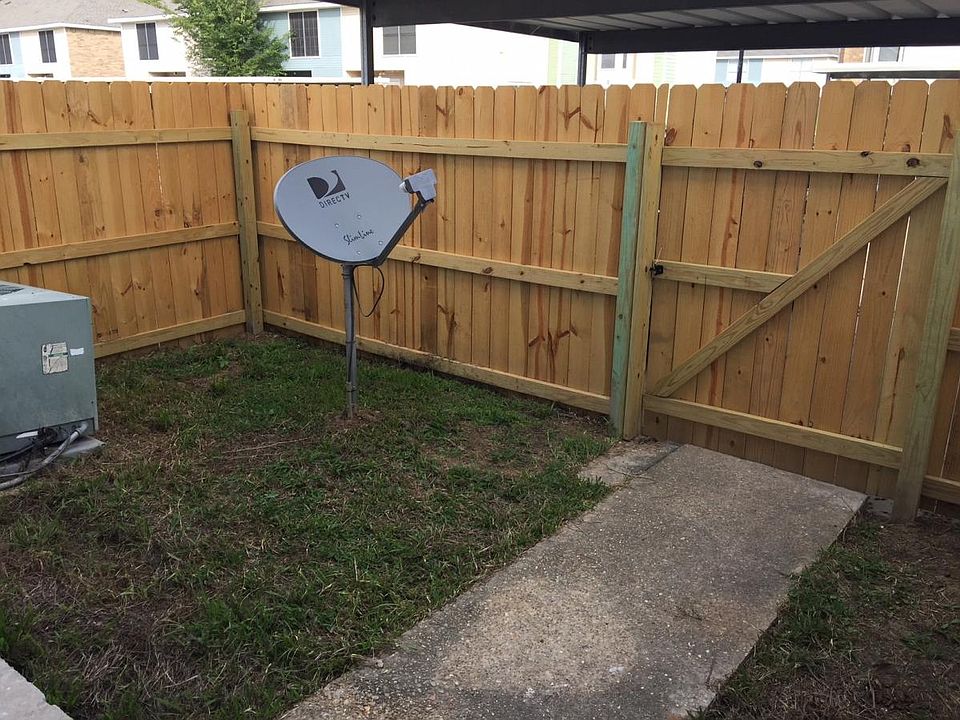 Backyard area