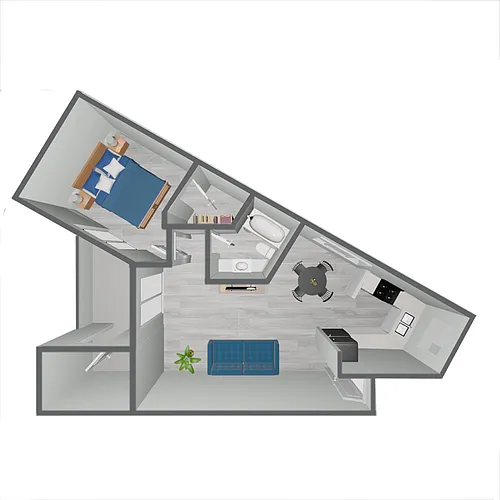Floor plan A3 Bronze