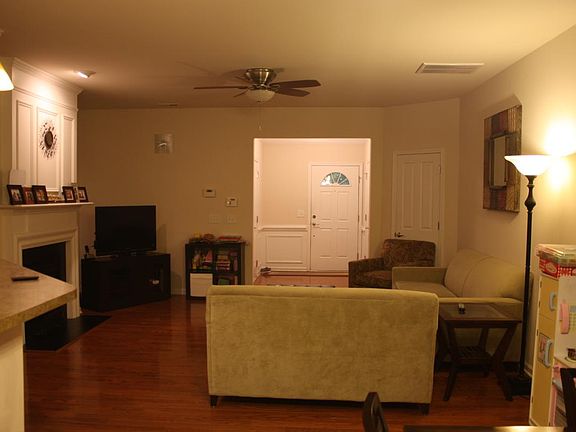 View of living room area from the dining area