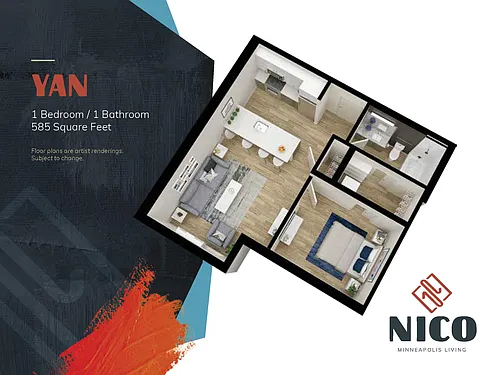 Floor plan Yan