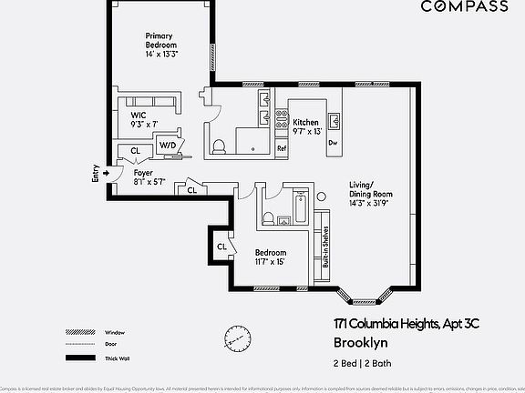 4th image of 171 Columbia Hts #3C