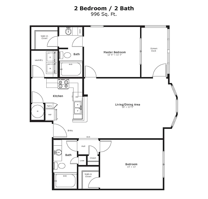 Floor plan Garland 2
