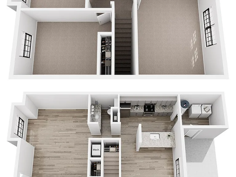 The Greenway 3D, Both Floors Unfurnished The Greenway 3D, Both Floors Unfurnished