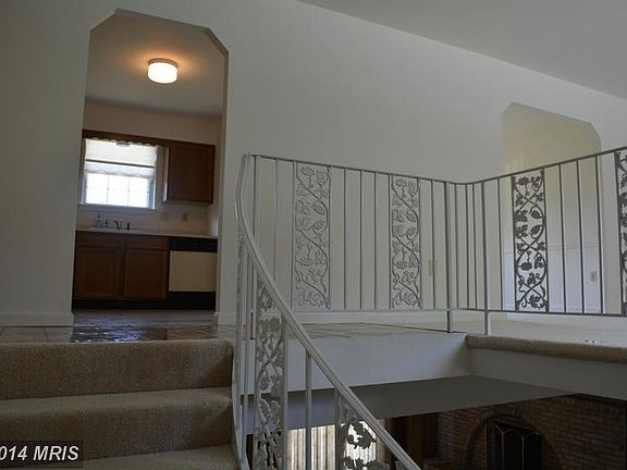 View from foyer into kitchen