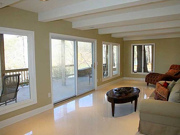 lake views from basement