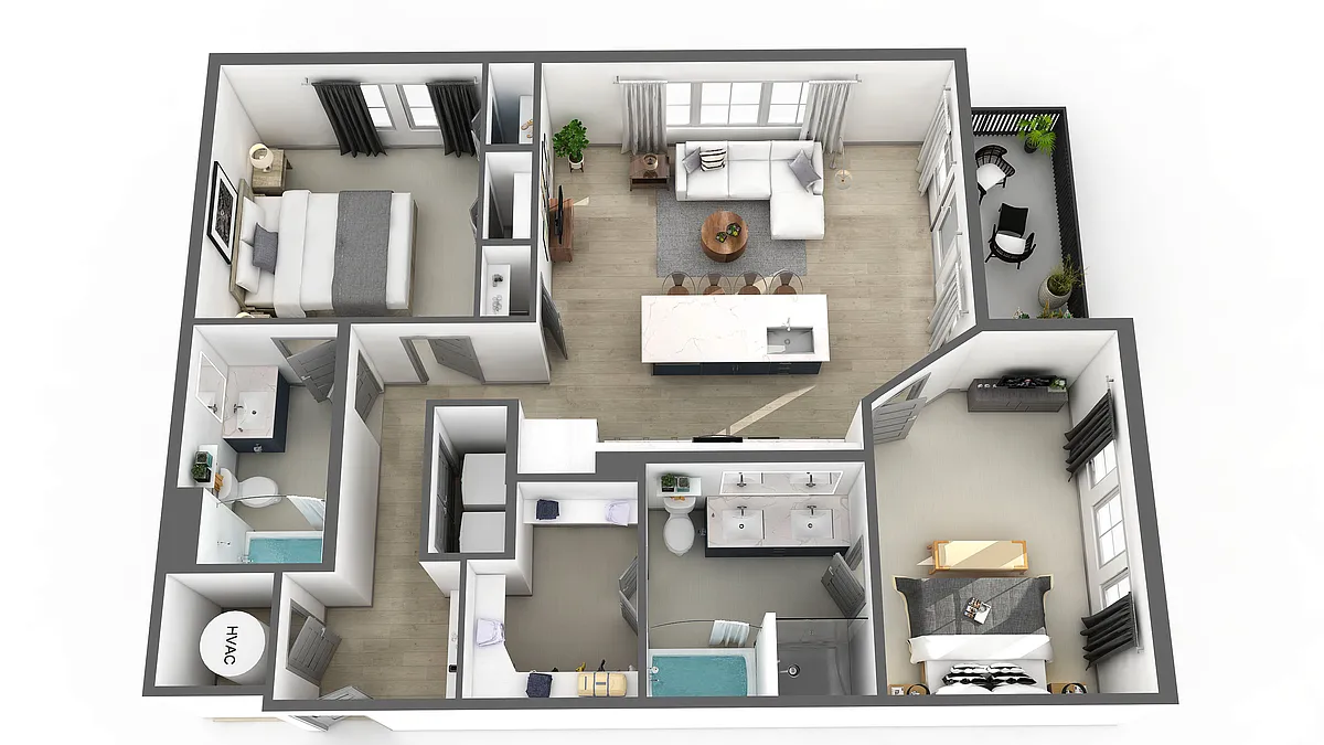 Floor plan B1