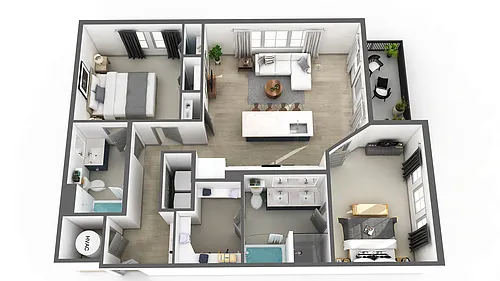 Floor plan B1