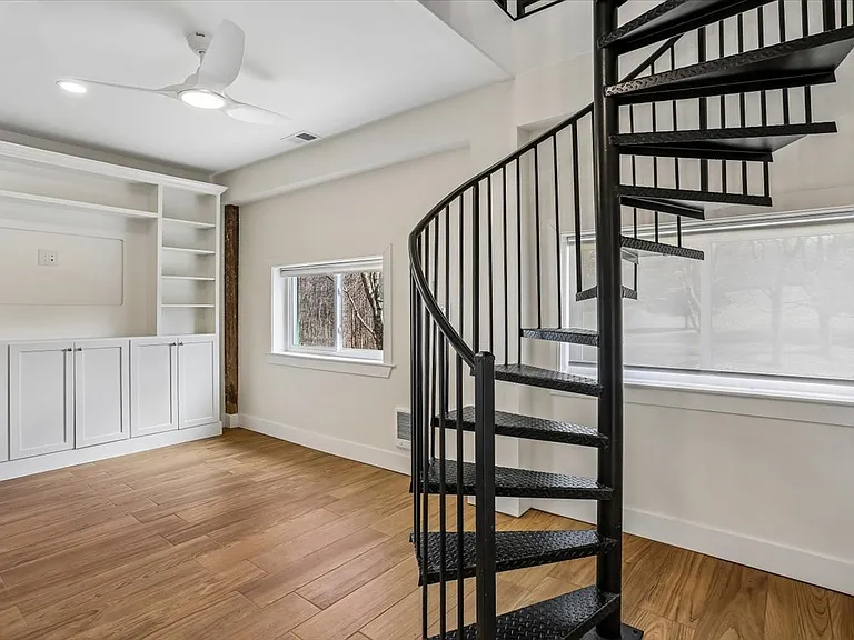 Circular Stairway to Loft Area