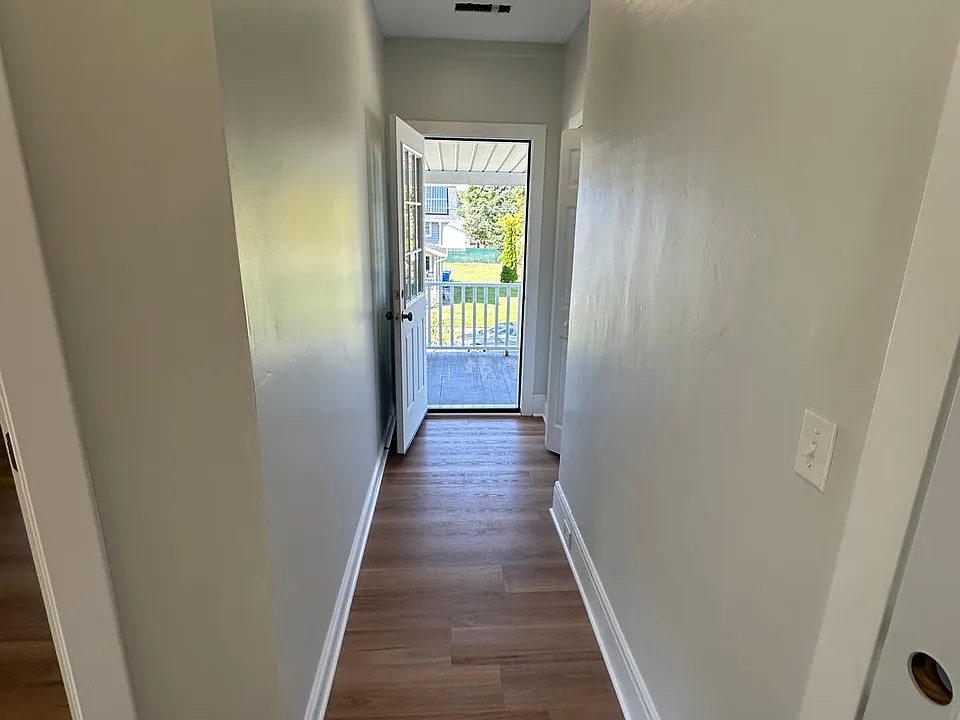 Hall leading to balcony