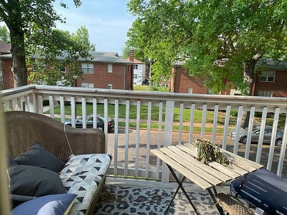 Balcony off the living room