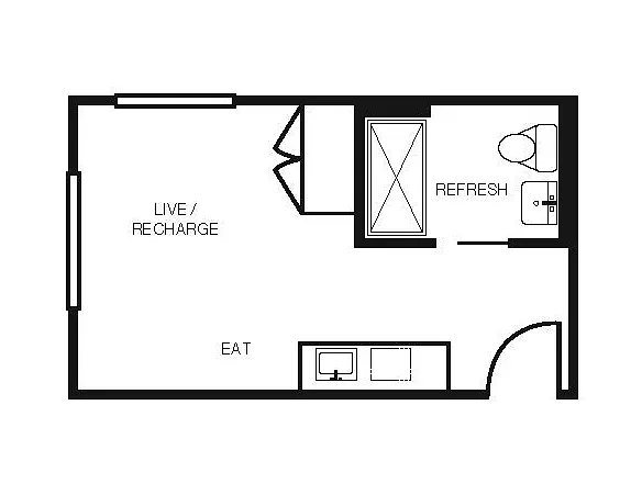 Floor plan Studio N