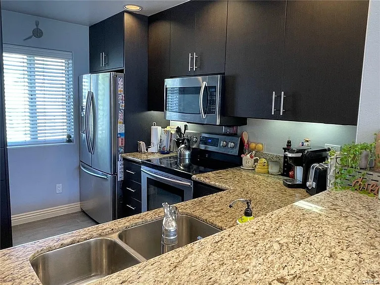 Kitchen with granite counter tops