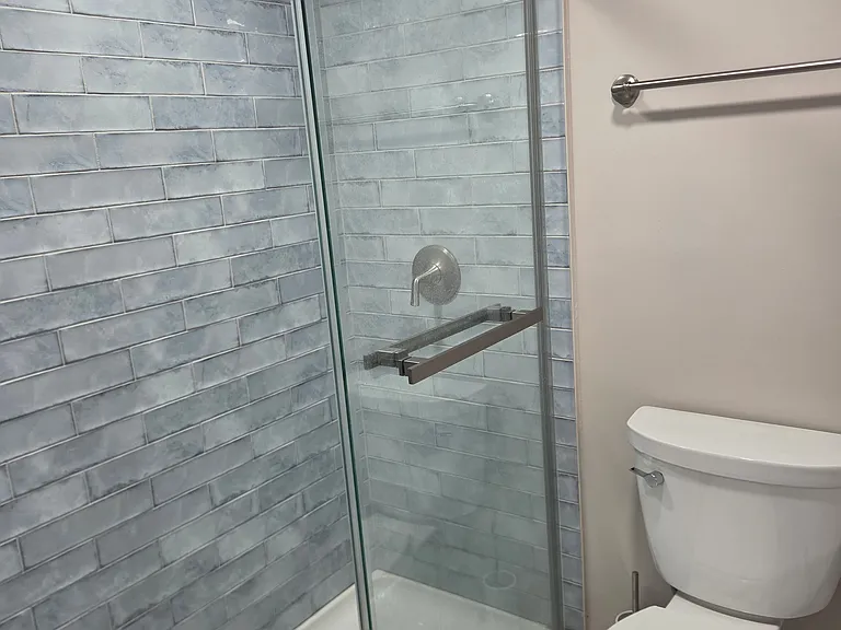 Master bathroom located within the master bedroom