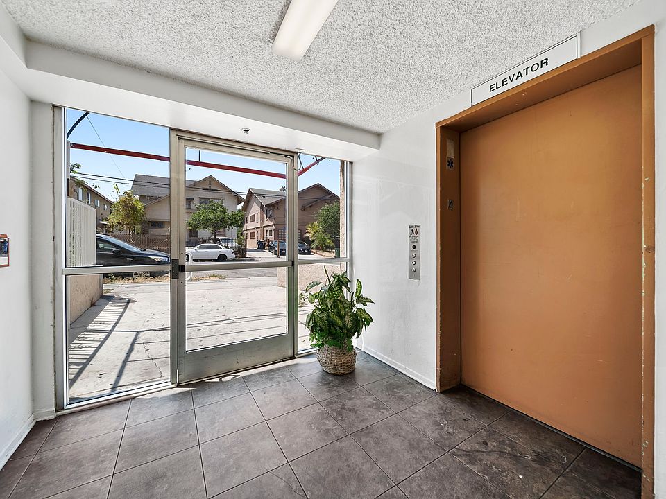 Community entry with convenient elevator access and natural light.