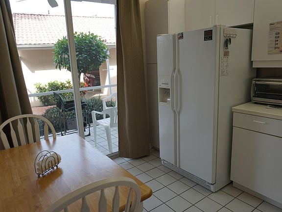 View from kitchen to front lanai