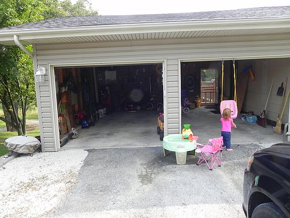 2 car attached garage