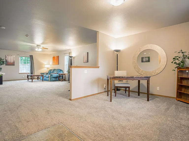 Downstairs entry/living room