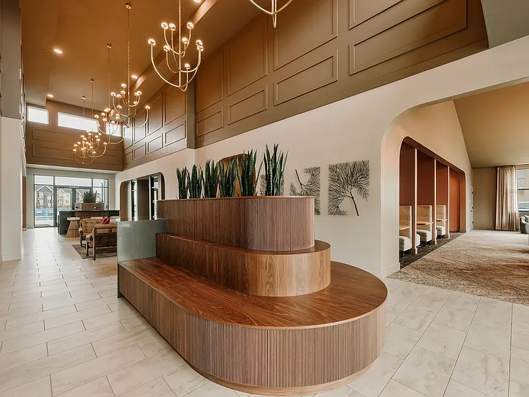 Expansive Clubhouse at Archer Eastfield Station Apartments