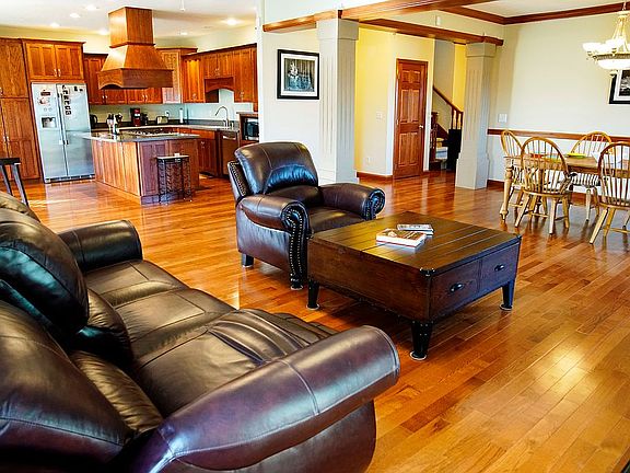 Spacious open living area