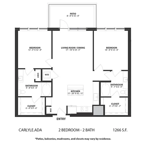 Floor plan Carlyle.ADA