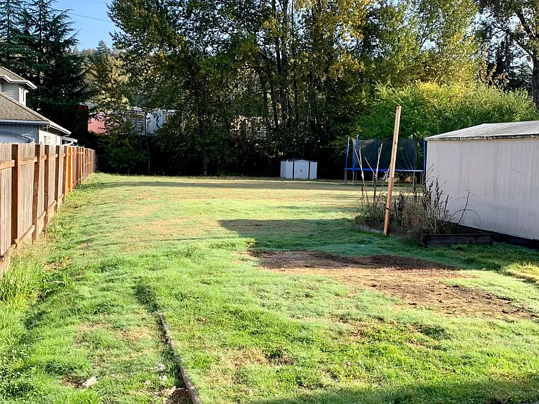Huge backyard