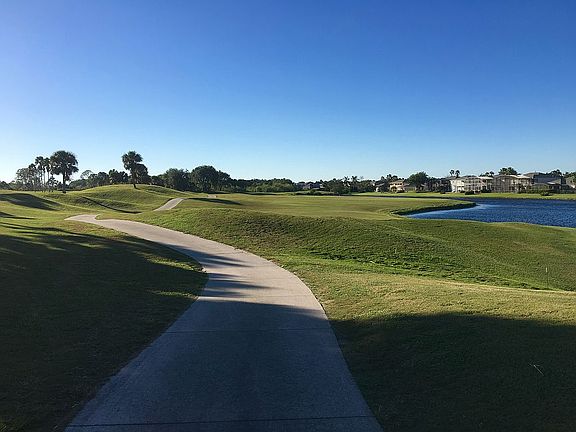 Golf course area