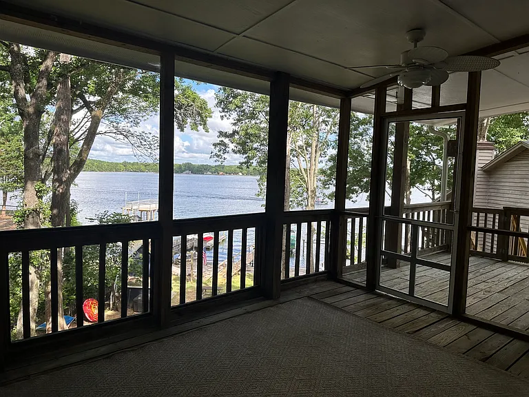 Screened deck