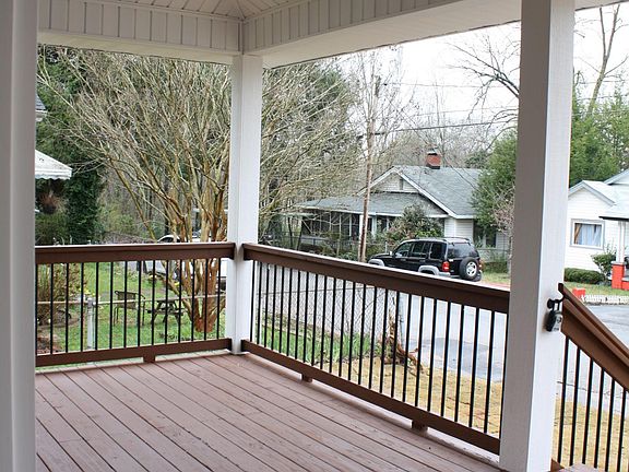 Rocking Chair Porch with Double Fans.