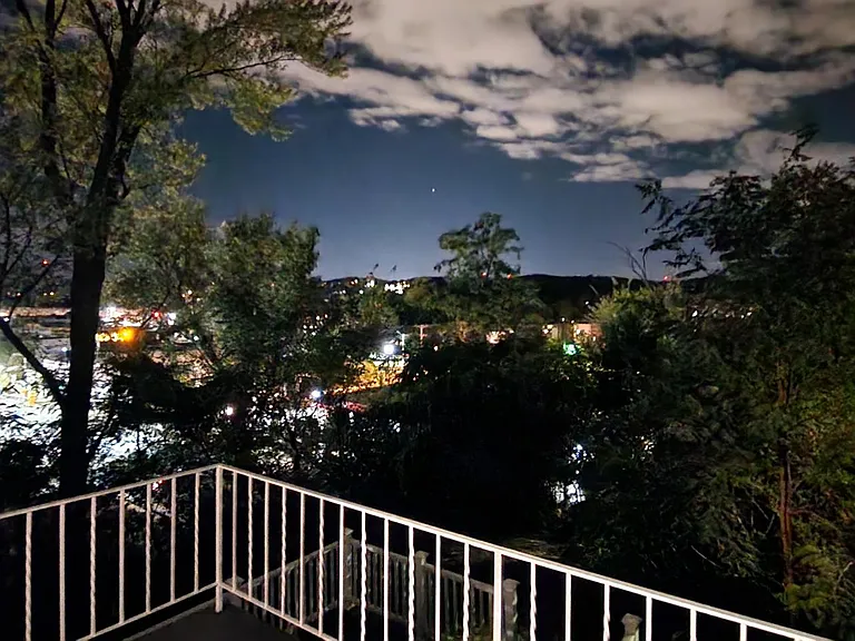 View from upper Deck at night