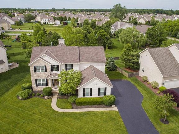 aerial view exterior front