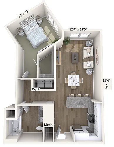 Floor plan A6-825sq-5207