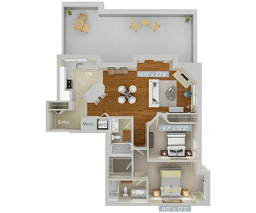 Floor plan B5-1124