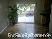 Dining Room : Walks out onto new patio. Nice view of backyard.