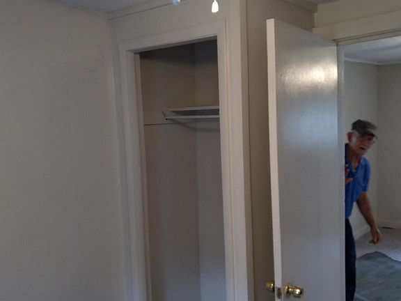 From bedroom looking out into living area