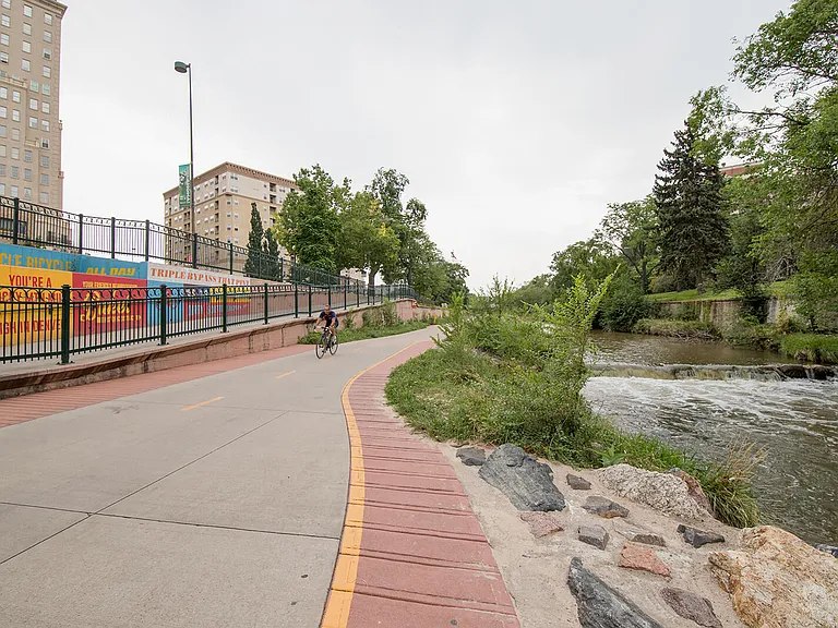 Bike paths are easily accessible from our community