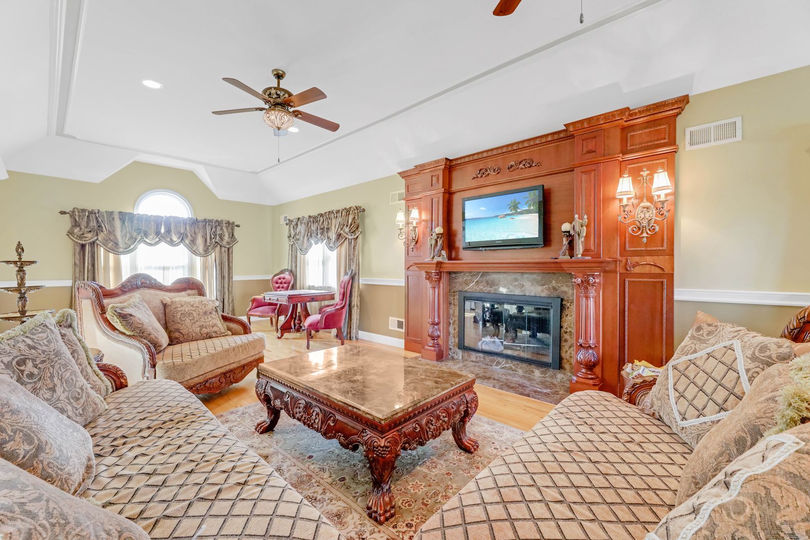 Family Room with Fireplace