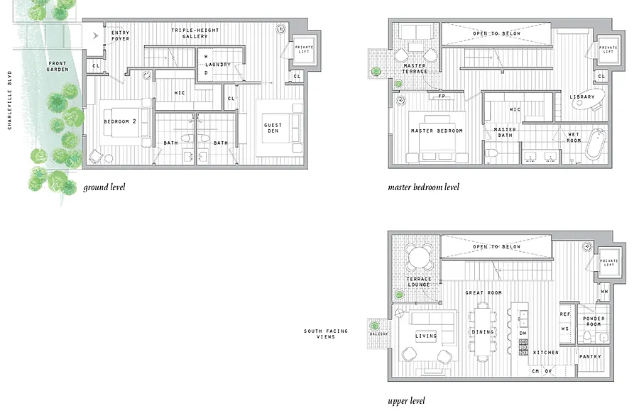 Floor plan Townhome 2