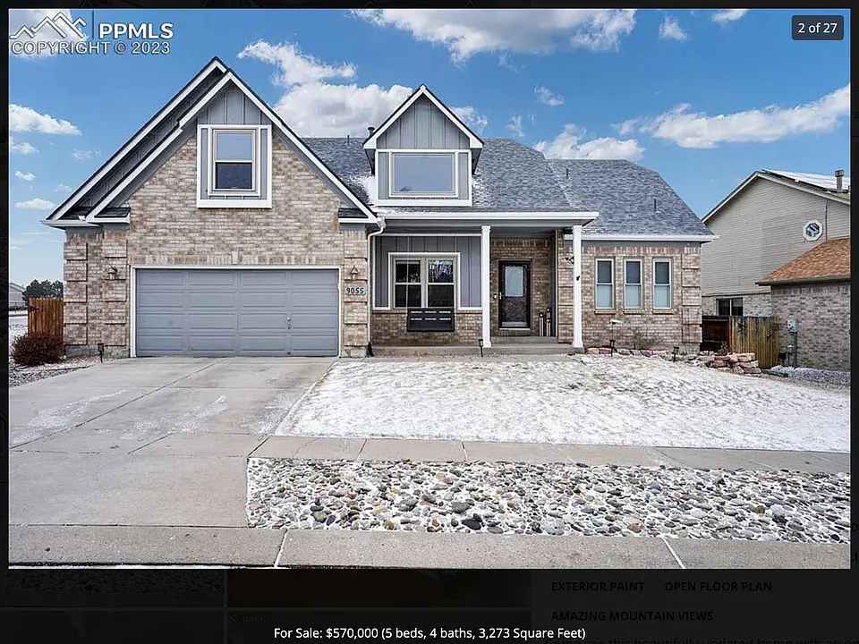 Front of the house