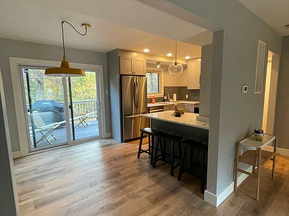 Dining Area and Kitchen from Living Room