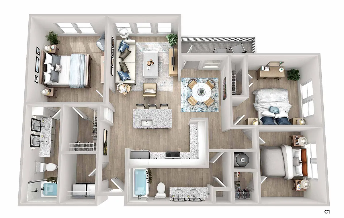 Floor plan C1