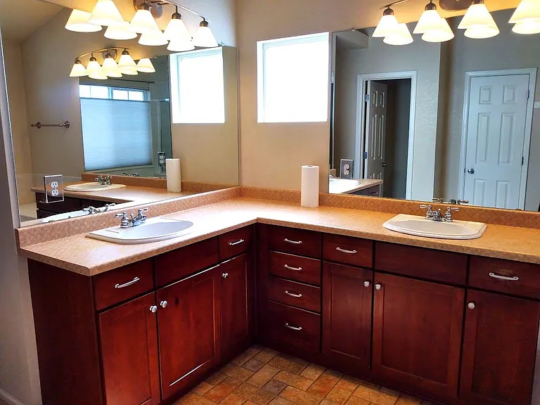 Primary double vanities