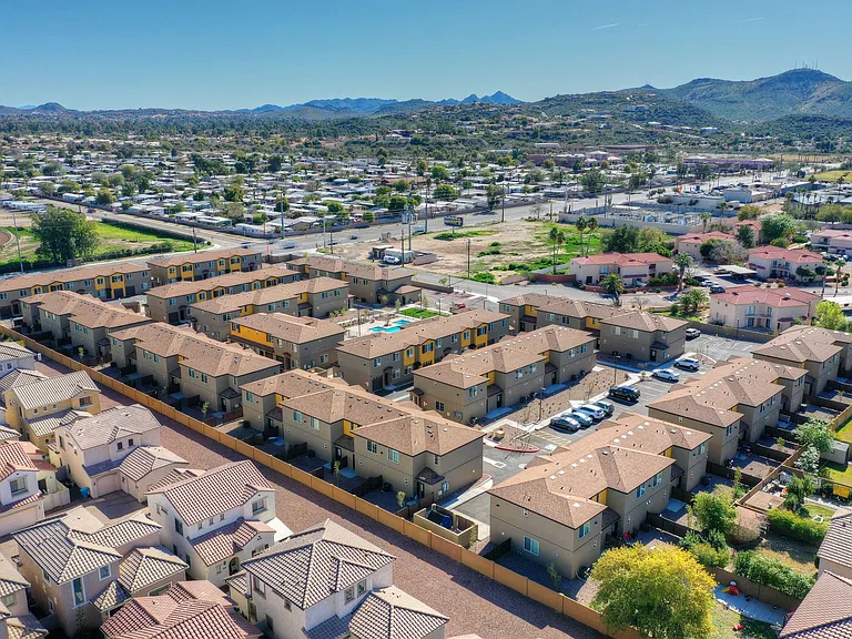 Aerial View Of San Vicente Townhomes