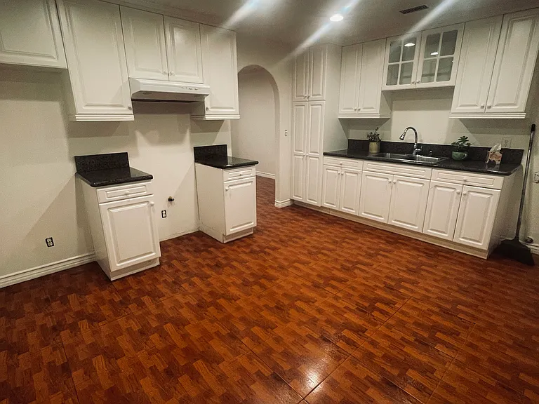 Kitchen, refrigerator and stove included in rental, just not pictured. They will arrive June 10, 2026