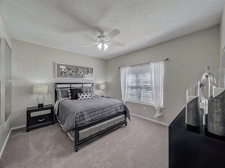 Relax and unwind in our cozy apartment bedrooms